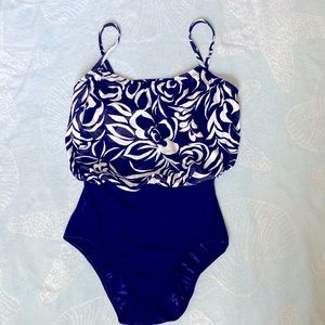 Bathing suit. One piece- Inches Away tummy control. Size 12